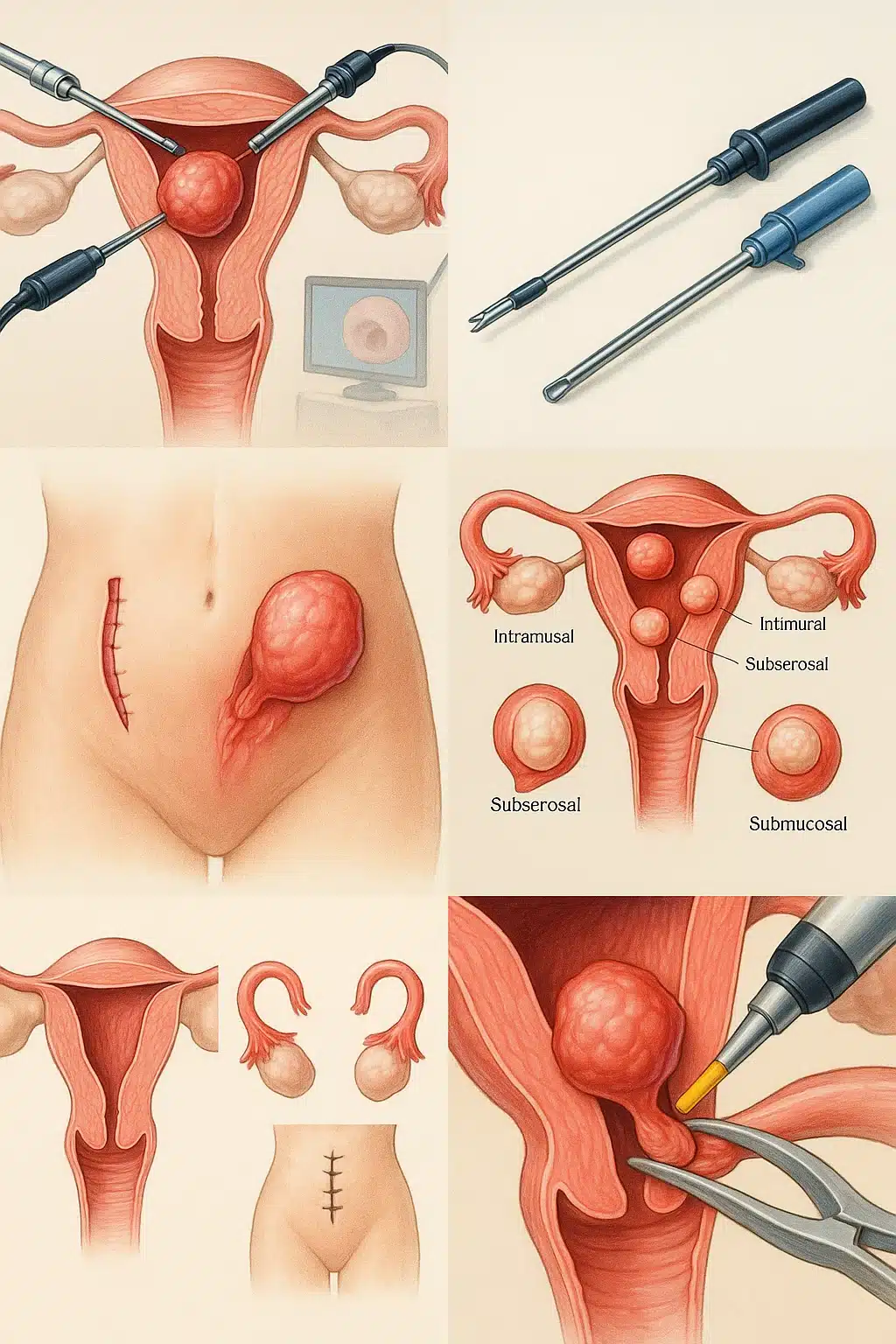 Laparoskopik Miyom Ameliyatı