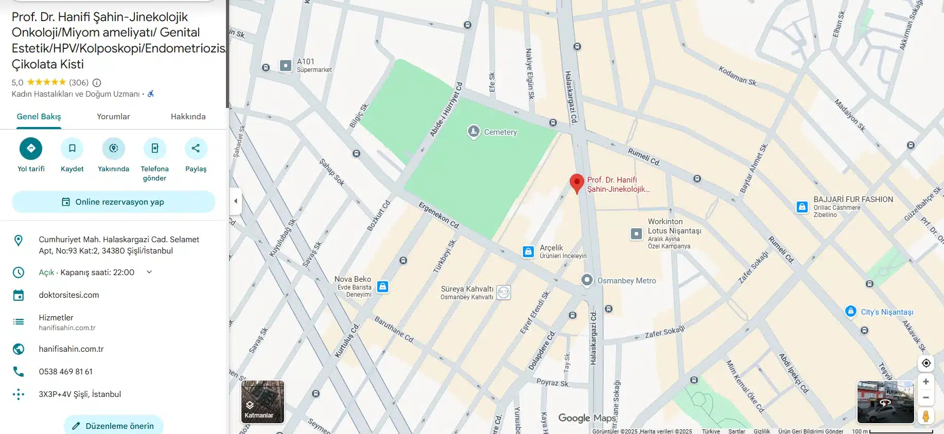 Prof. Dr. Hanifi Şahin-Jinekolojik Onkoloji/Miyom ameliyatı/ Genital Estetik/HPV/Kolposkopi/Endometriozis/Çikolata Kisti