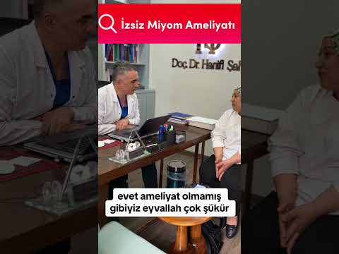 Kesi izi ve Dikiş izi olmadan(izsiz)Miyom Ameliyatı